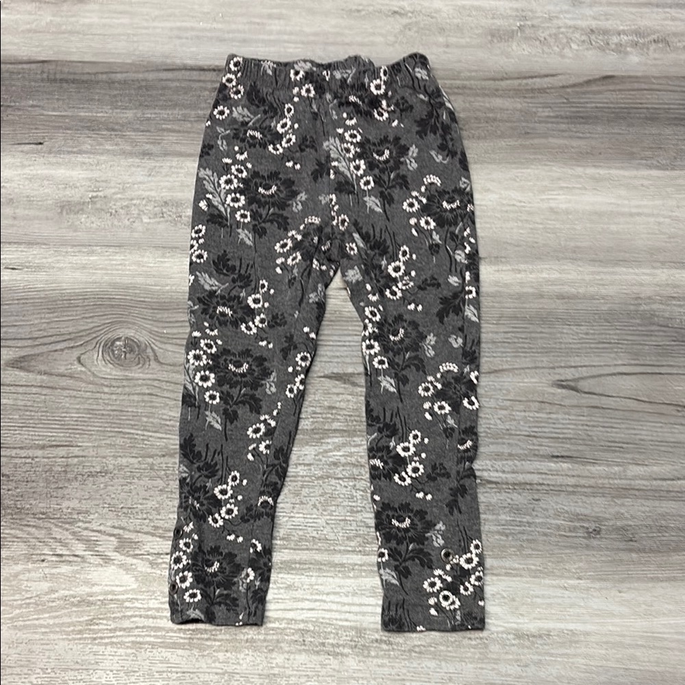 Floral Gray Kids Leggings 5/$20
